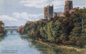 Durham Cathedral, fra Prebends Bridge